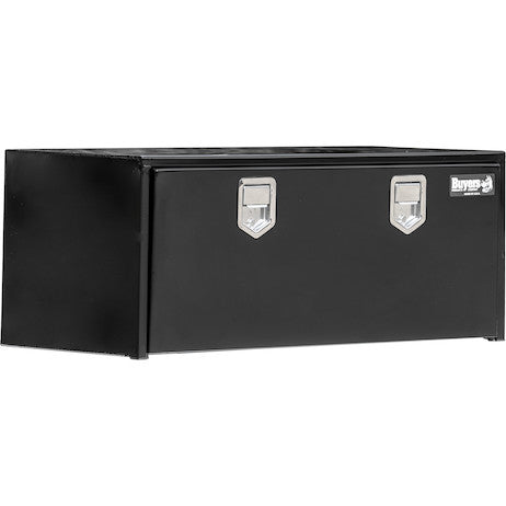 1702100 - 18x18x24 Inch Black Steel Underbody Truck Box With Paddle Latch