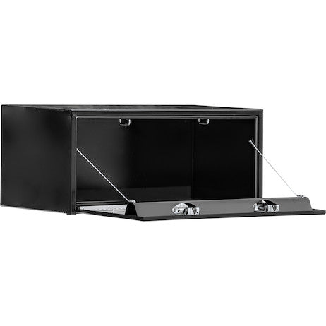 18x18x24 Inch Black Steel Underbody Truck Box With Paddle Latch