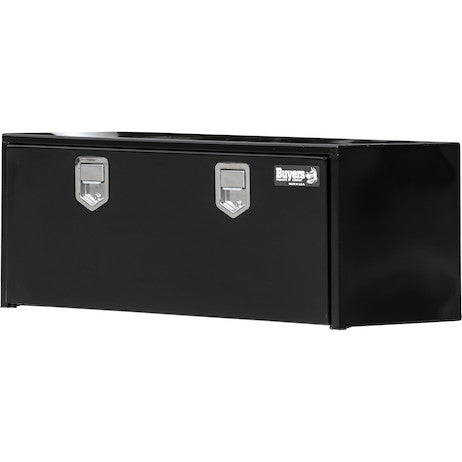 18x18x24 Inch Black Steel Underbody Truck Box With Paddle Latch