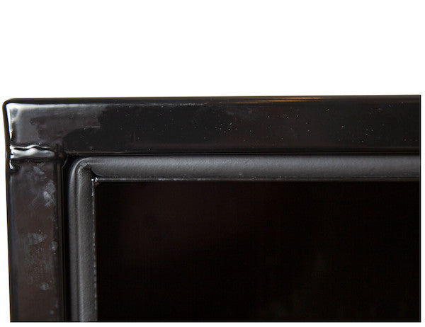 18x18x24 Inch Black Steel Underbody Truck Box With Paddle Latch