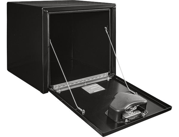 18x18x18 Inch Black Steel Underbody Truck Box