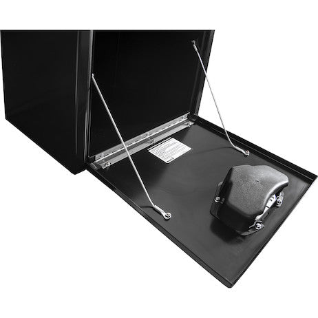18x18x18 Inch Black Steel Underbody Truck Box