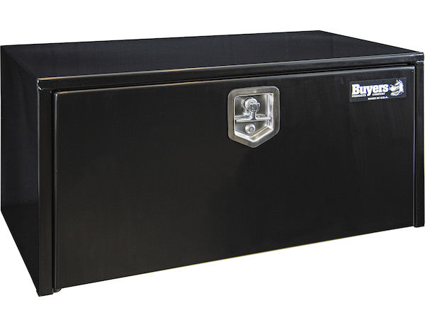 18x18x18 Inch Black Steel Underbody Truck Box