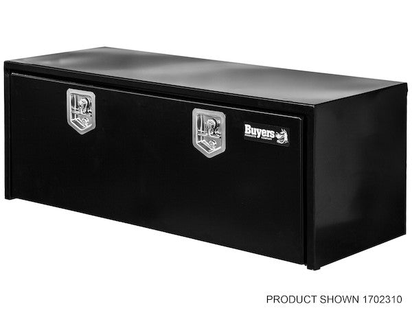 18x18x18 Inch Black Steel Underbody Truck Box