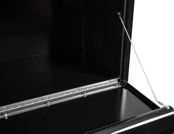 18x18x60 Inch Black Steel Underbody Truck Box