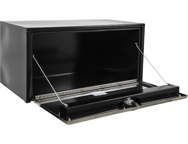1703700 - 14x16x24 Inch Black Steel Truck Box With Stainless Steel Door