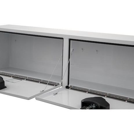 16x13x72 Inch White Steel Topsider Truck Box 