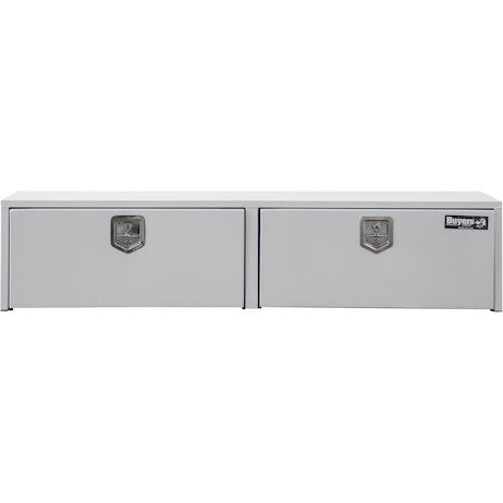 16x13x72 Inch White Steel Topsider Truck Box 
