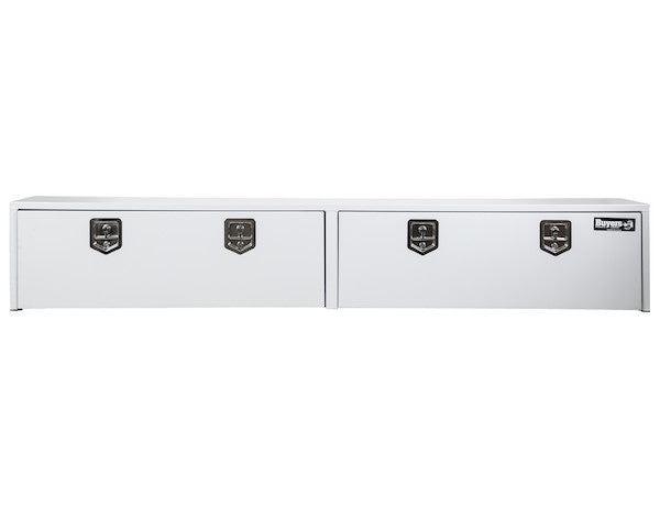 16x13x96 Inch White Steel Topsider Truck Box 