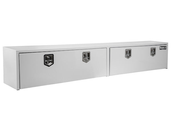 16x13x72 Inch White Steel Topsider Truck Box 