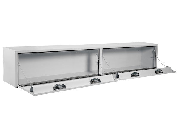 16x13x72 Inch White Steel Topsider Truck Box 