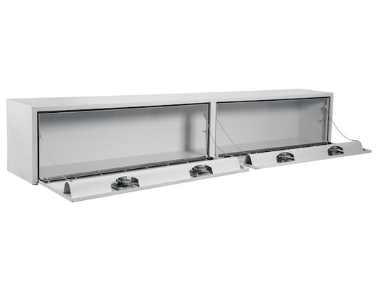 16x13x72 Inch White Steel Topsider Truck Box 