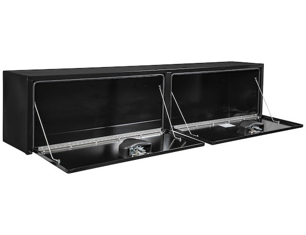 18x16x90 Inch Black Steel Topsider Truck Box