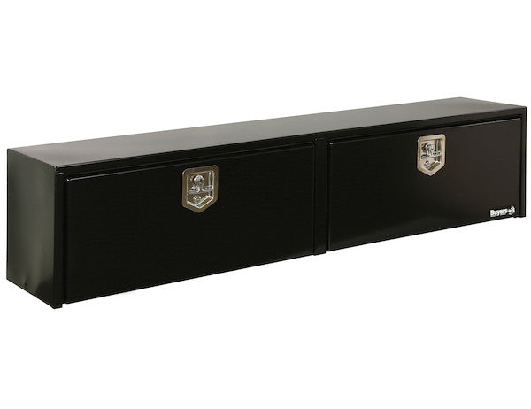16x13x88 Inch Black Steel Topsider Truck Box 