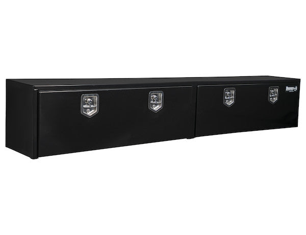 16x13x96 Inch Black Steel Topsider Truck Box 