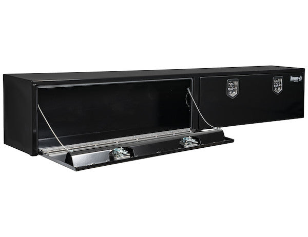 16x13x96 Inch Black Steel Topsider Truck Box 