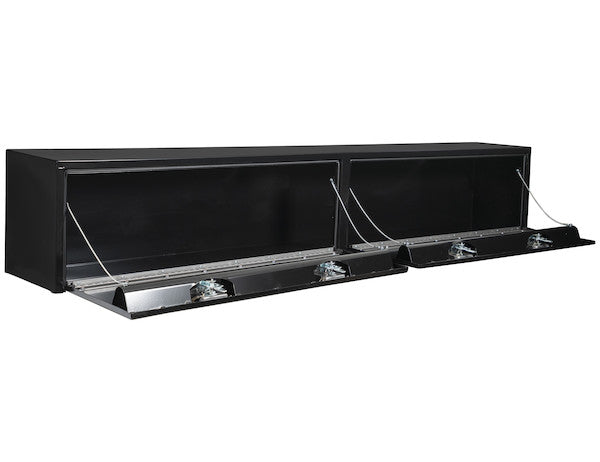 16x13x96 Inch Black Steel Topsider Truck Box 