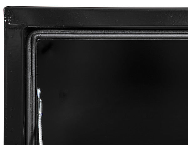 18x16x90 Inch Black Steel Topsider Truck Box