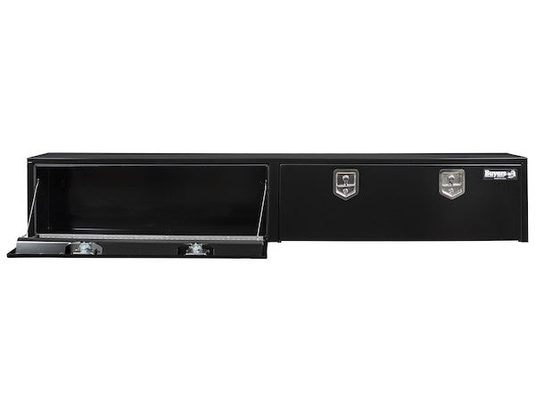 18x16x90 Inch Black Steel Topsider Truck Box