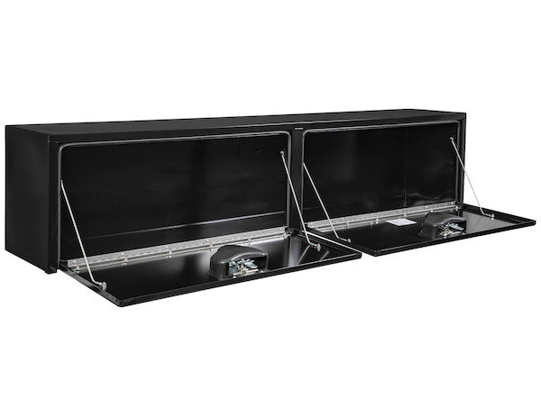 18x16x90 Inch Black Steel Topsider Truck Box