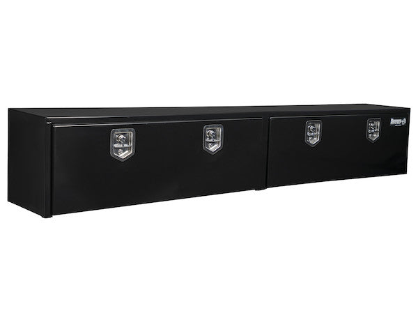 18x16x96 Inch Black Steel Topsider Truck Box