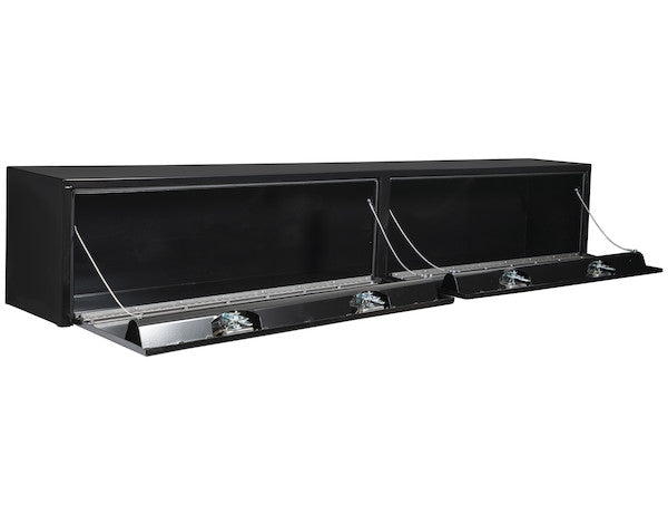 18x16x96 Inch Black Steel Topsider Truck Box