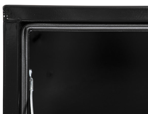 18x16x96 Inch Black Steel Topsider Truck Box