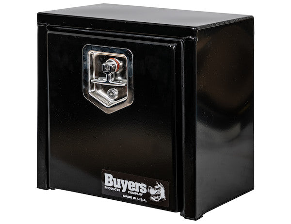 15x10x15 Inch Black Steel Underbody Truck Box with T-Handle
