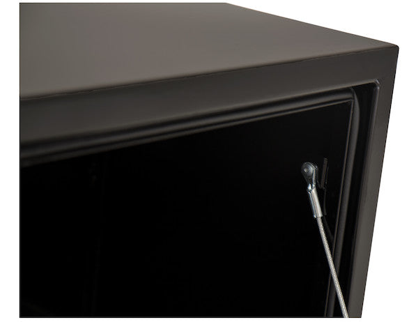 18x18x18 Inch Black Steel Underbody Truck Box