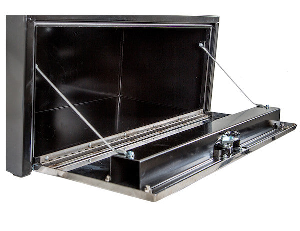 14x16x24 Inch Black Steel Truck Box With Stainless Steel Door