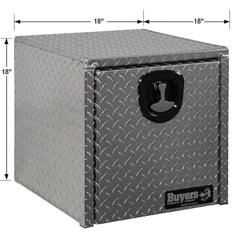18x18x18 Inch Diamond Tread Aluminum Underbody Truck Box