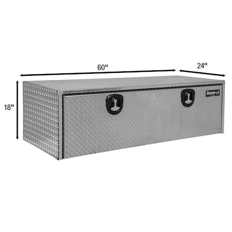 18x24x60 Inch Diamond Tread Aluminum Underbody Truck Box