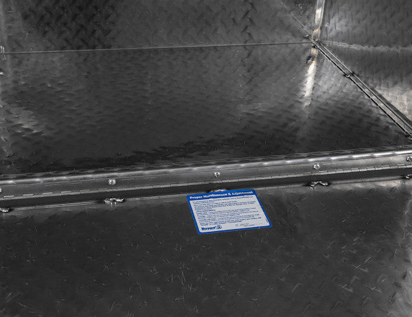 24x24x30 Inch Diamond Tread Aluminum Underbody Truck Box