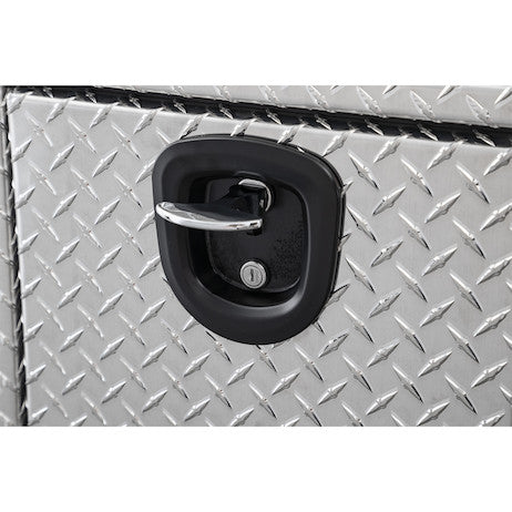 14/10.74x12x18 Inch Diamond Tread Aluminum Underbody Truck Box With Slanted Back