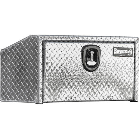 1705166 - 14/10.74x12x24 Inch Diamond Tread Aluminum Underbody Truck Box With Slanted Back