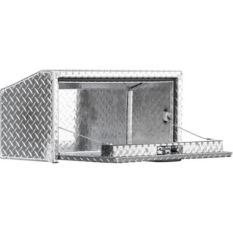 14/10.74x12x30 Inch Diamond Tread Aluminum Underbody Truck Box With Slanted Back