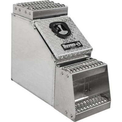 24x28x12 Inch Heavy Duty Diamond Tread Aluminum Step Box