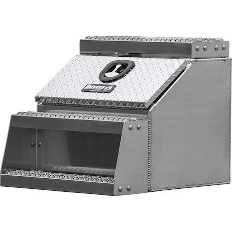 24x28x24 Inch Heavy Duty Diamond Tread Aluminum Step Box