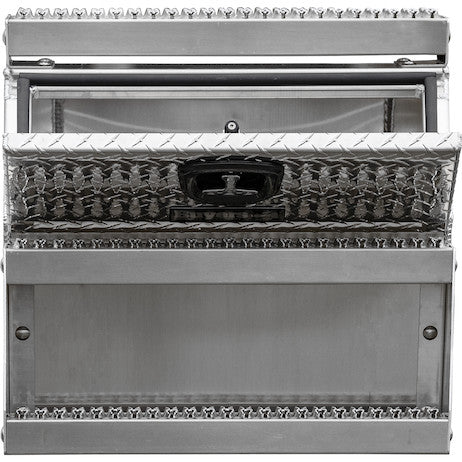 24x28x24 Inch Heavy Duty Diamond Tread Aluminum Step Box
