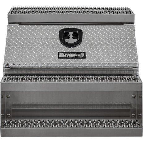 24x28x30 Inch Heavy Duty Diamond Tread Aluminum Step Box