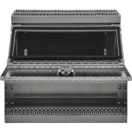 24x28x30 Inch Heavy Duty Diamond Tread Aluminum Step Box