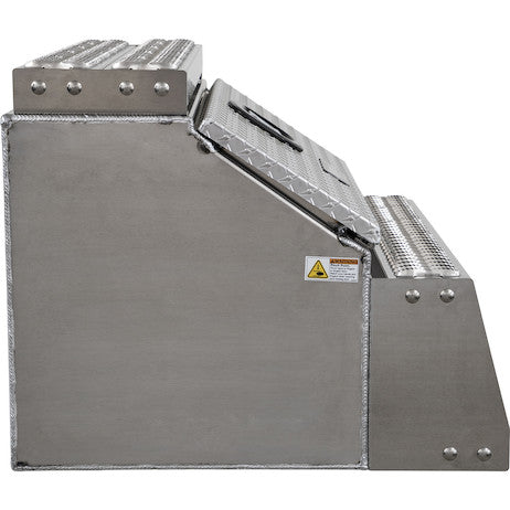 24x28x30 Inch Heavy Duty Diamond Tread Aluminum Step Box