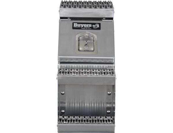 Heavy Duty Smooth Aluminum WideOpen??? Step Boxes for Semi Trucks - 36 Inch Width 