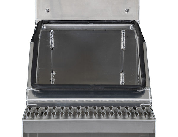 Heavy Duty Smooth Aluminum WideOpen??? Step Boxes for Semi Trucks - 36 Inch Width 
