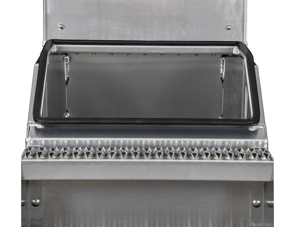 Heavy Duty Smooth Aluminum WideOpen??? Step Boxes for Semi Trucks - 24 Inch Width