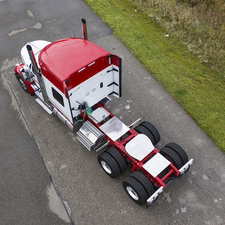 Heavy Duty Smooth Aluminum WideOpen??? Step Boxes for Semi Trucks - 36 Inch Width 