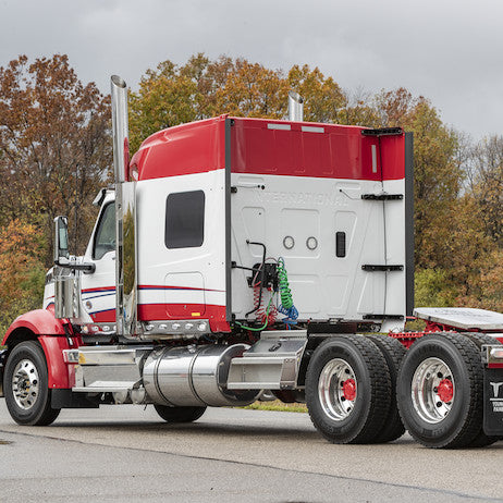 Heavy Duty Smooth Aluminum WideOpen??? Step Boxes for Semi Trucks - 36 Inch Width 