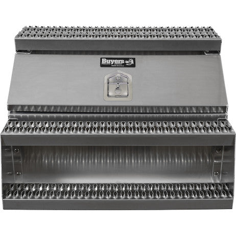 Heavy Duty Smooth Aluminum WideOpen??? Step Boxes for Semi Trucks - 36 Inch Width 