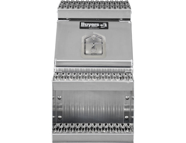 Heavy Duty Smooth Aluminum WideOpen??? Step Boxes for Semi Trucks - 16 Inch Width