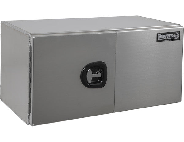 24x24x36 Inch Pro Series Smooth Aluminum Underbody Truck Box - Double Barn Door,??3-Point Compression Latch
